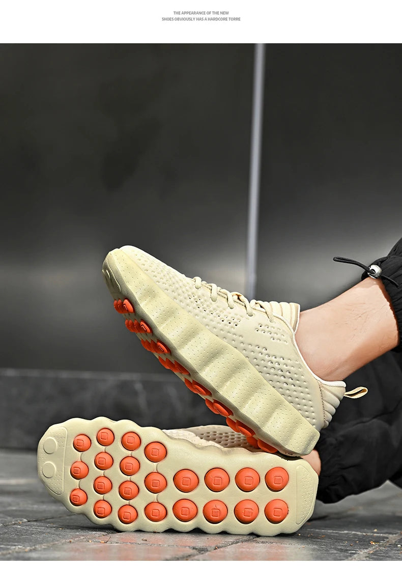 Men’s Breathable Platform Running Sneakers