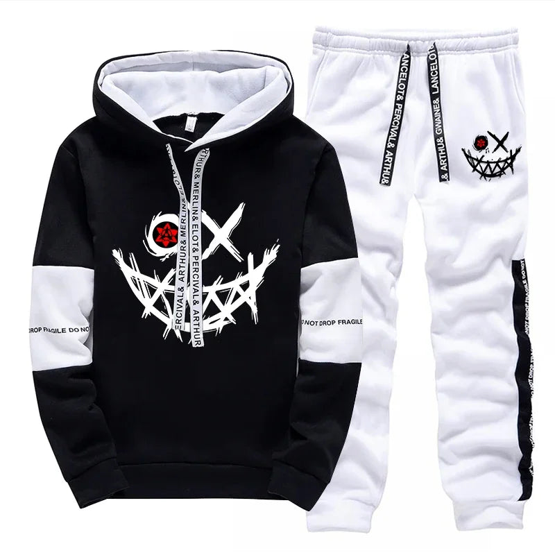 Men’s Casual Hoodie & Jogger Set