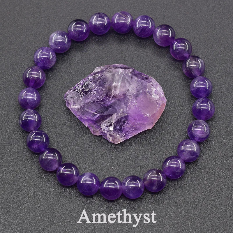 Indian Agate Bead Bracelet for Women – Natural Colorful Crystal Stone Strand Bracelet, Energy-Inspired Yoga Jewelry Gift