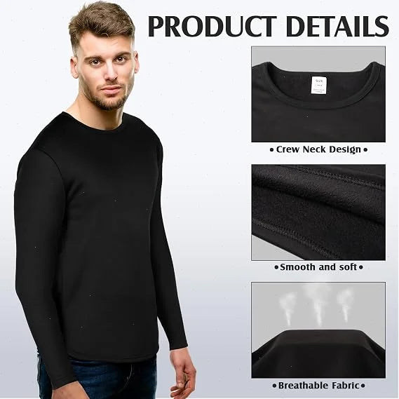 Men's Thick Fleece-Lined Thermal Shirt
