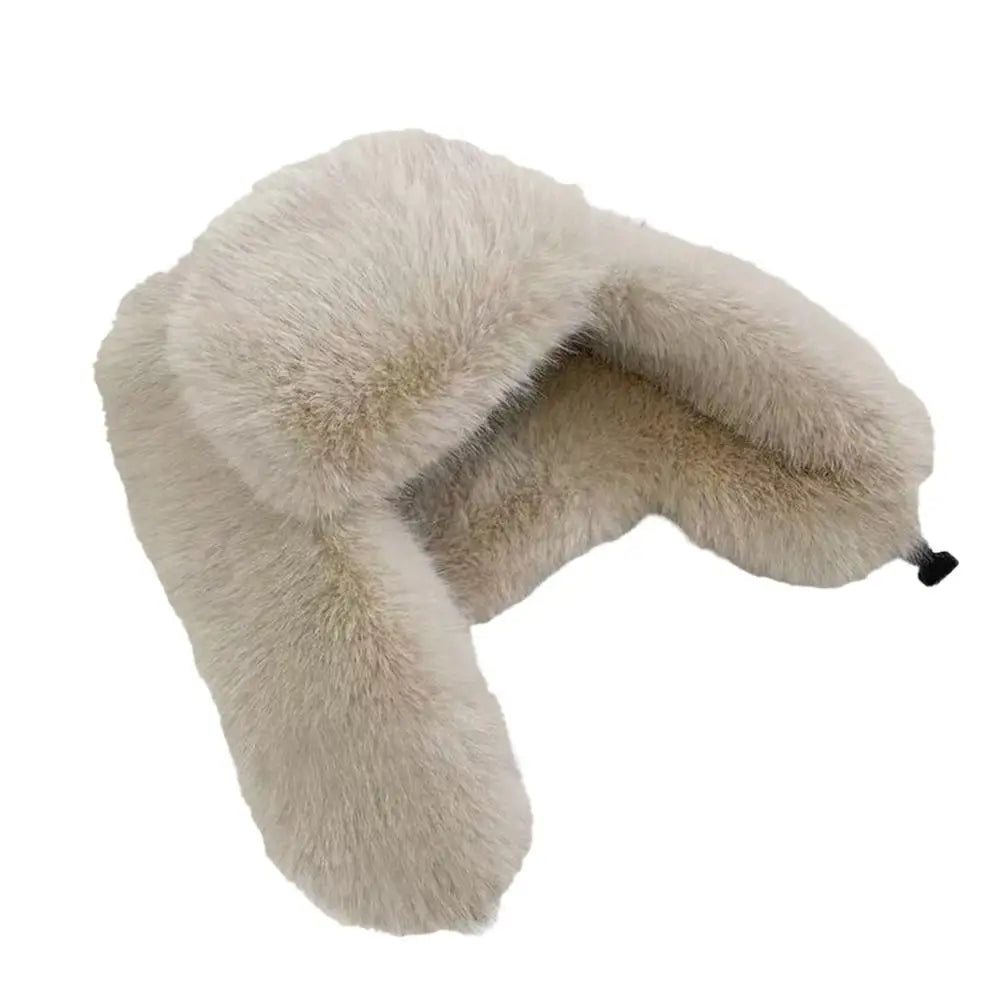 Unisex Faux Fur Winter Bomber Hat