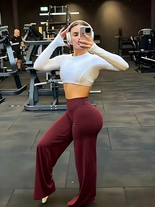 Sculpt Fit Wide-Leg Yoga Pants
