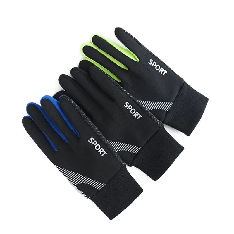 1 Pair Kids Winter Warm Sports Thermal Gloves Cold Weather Water-Resistant Anti-slip Children Mittens 5-13 Years Boys Girls