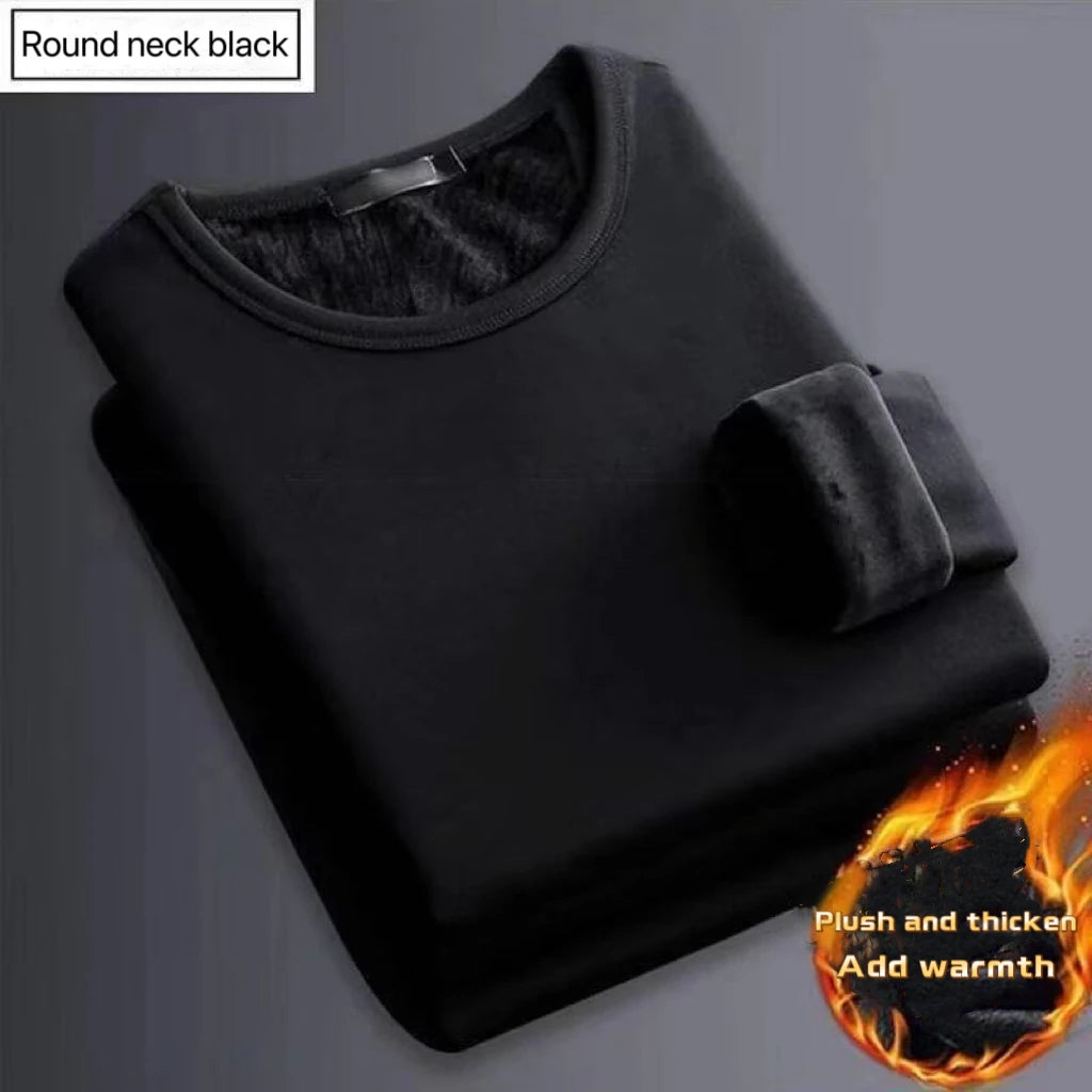 Men's Thick Fleece-Lined Thermal Shirt