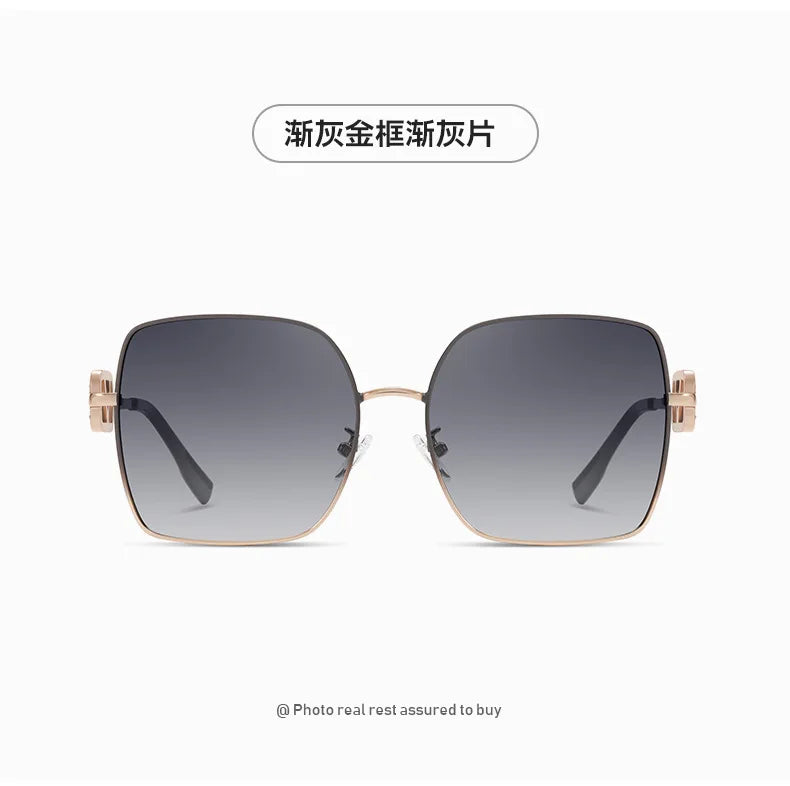 2026 New Women’s Vintage Metal Sunglasses – UV Protection Polarized High-Fashion Sunshade Eyewear, Stylish Gafas de Sol Mujer.