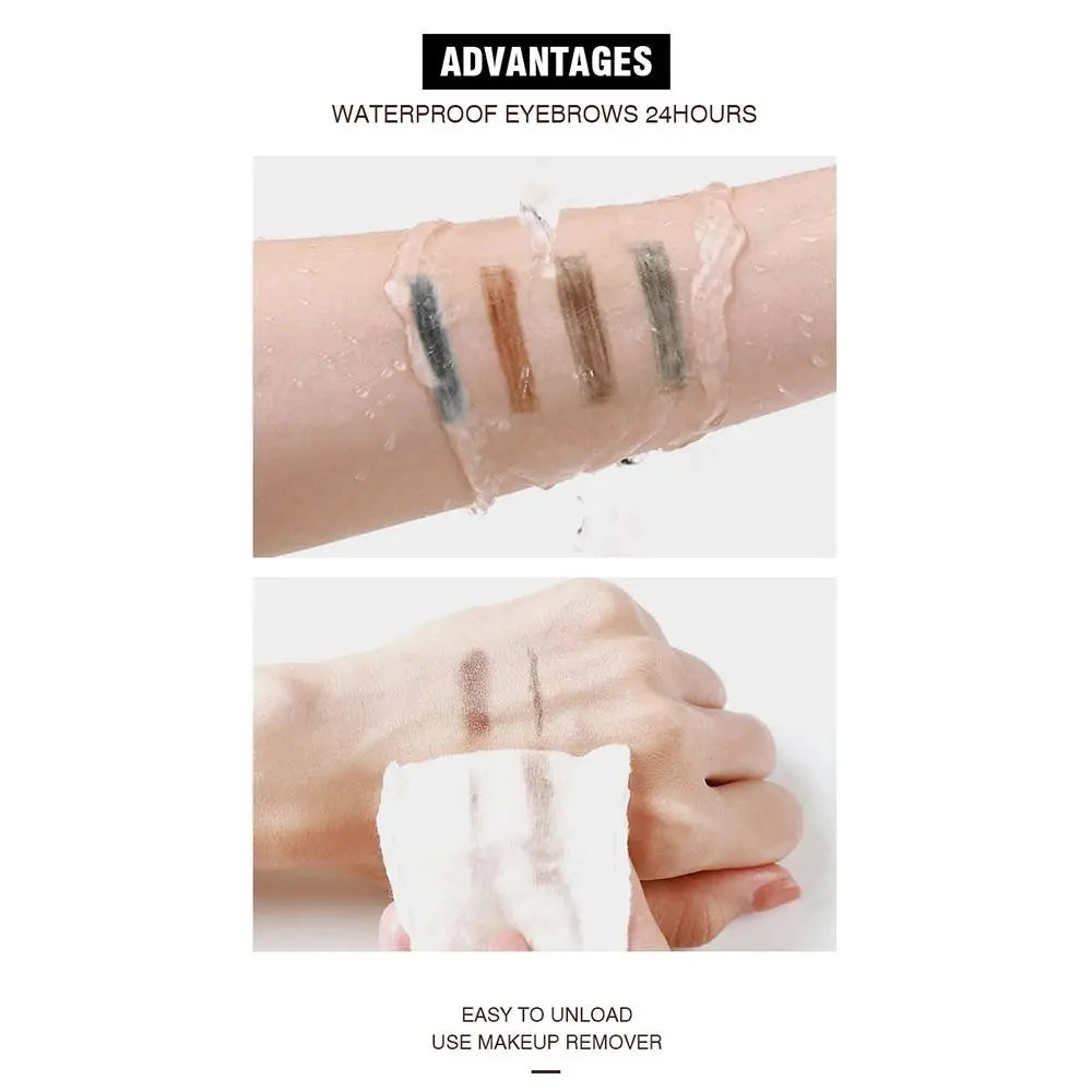 Double-Ended Waterproof Eyebrow Pencil