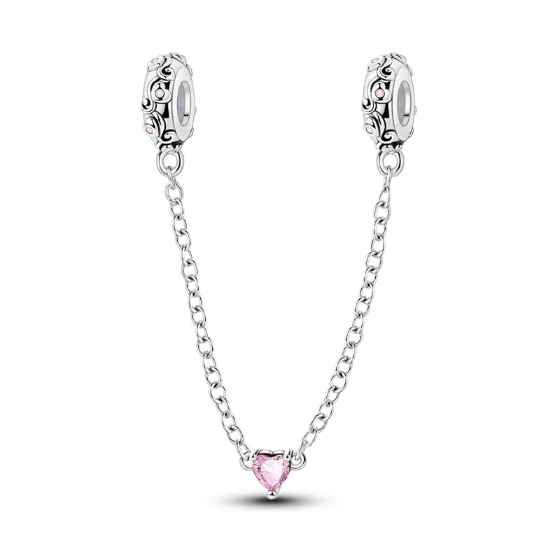 925 Sterling Silver Pink Ballet Girl Bow Pendant Charm Bead for Women – Elegant DIY Jewelry Making Charm for Bracelets & Necklaces
