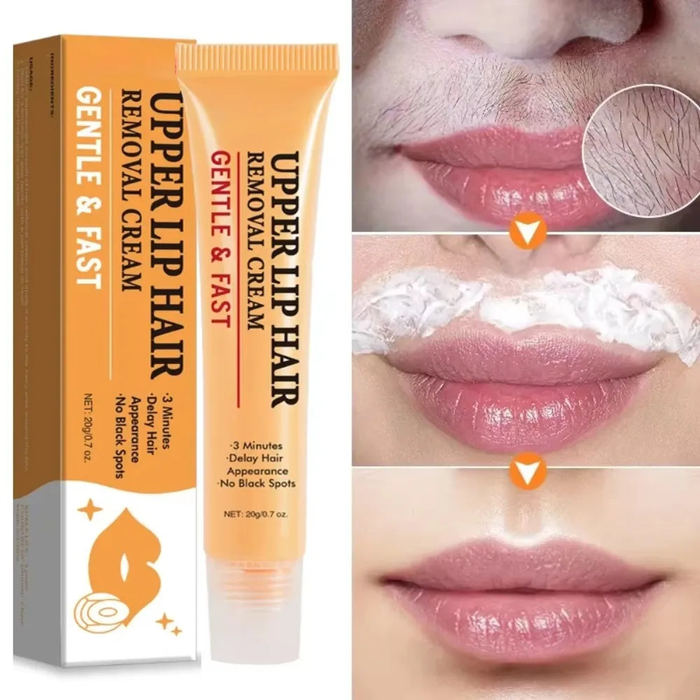 3-Minute Fast Hair Removal Cream for Women & Men – Gentle Depilatory for Face, Arms, Legs & Underarms, Smooth Skin Care