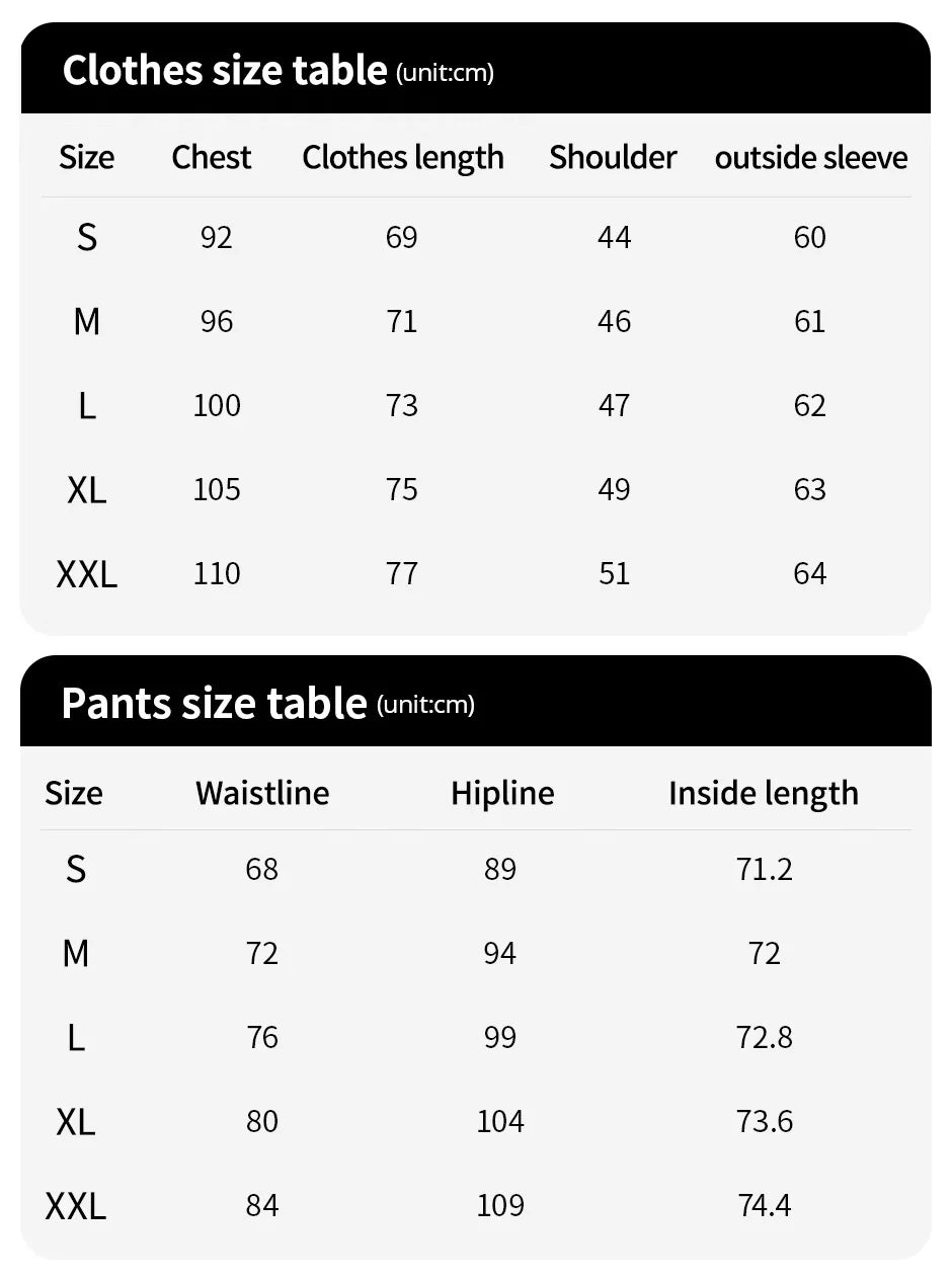 Men's Printed Thermal Base Layer Set