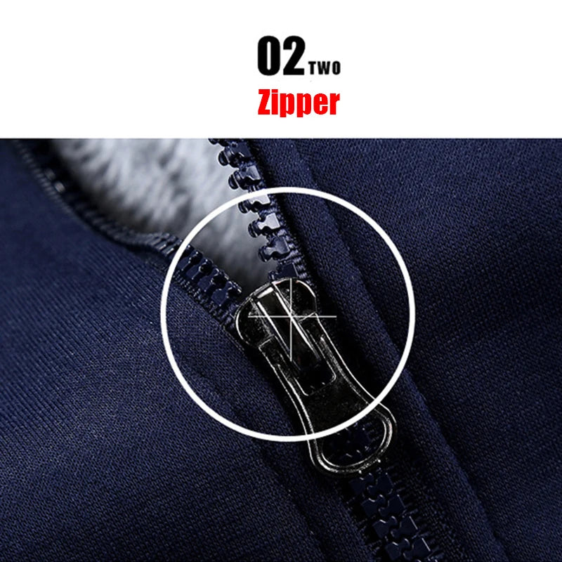 Men's Camo Fleece Winter Jacket