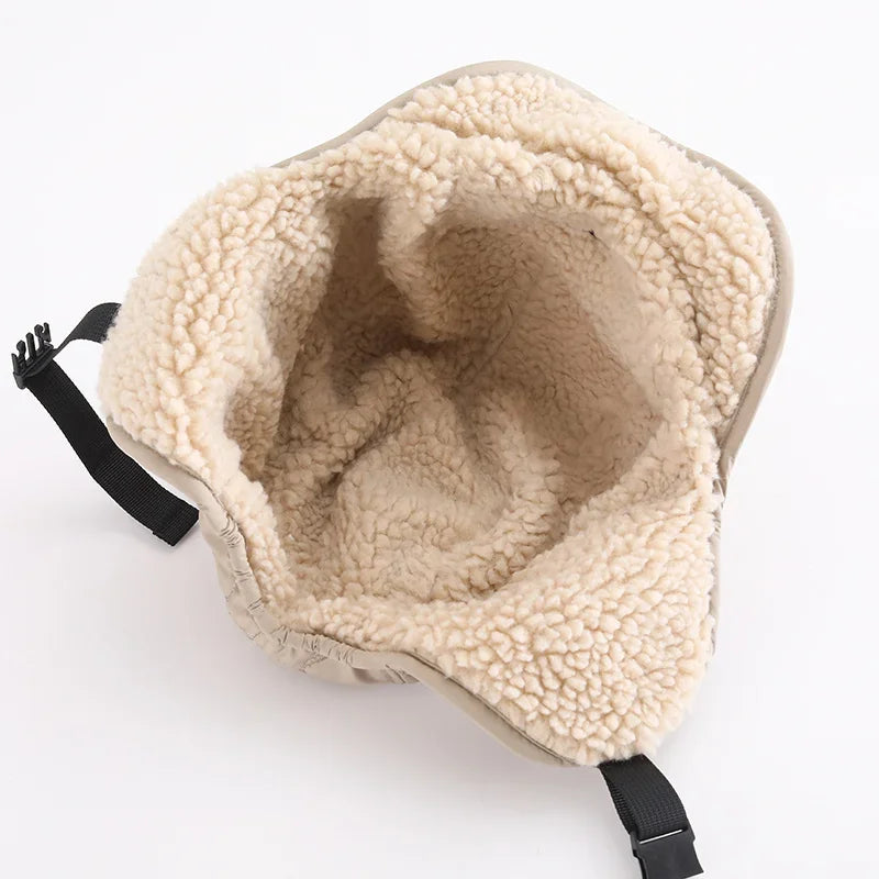 1/2/3PCS Windproof Warm Hat Winter Fleece Thickened Thermal Outdoor Ski Hat Earflap Men Women Cycling Ear Protectors Hats