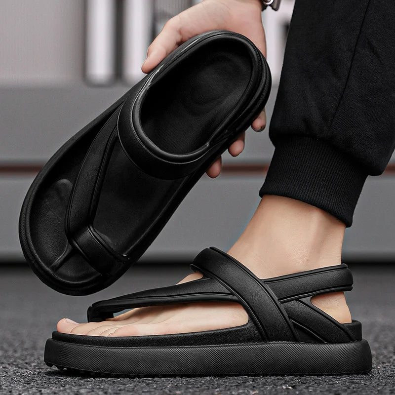 Couple Flip-Flops for Men and Women Summer Outer Wear Non-Slip Wear-Resistant Flip-Flops Outdoor Sports Beach Sandals