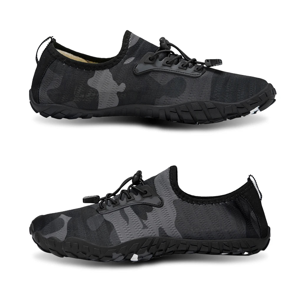 Oiaano Unisex Man Woman Shoes Anti-Non Slip Durable Black Water Barefoot Soft Sole Light Breathable Sport Outdoor Walk Running