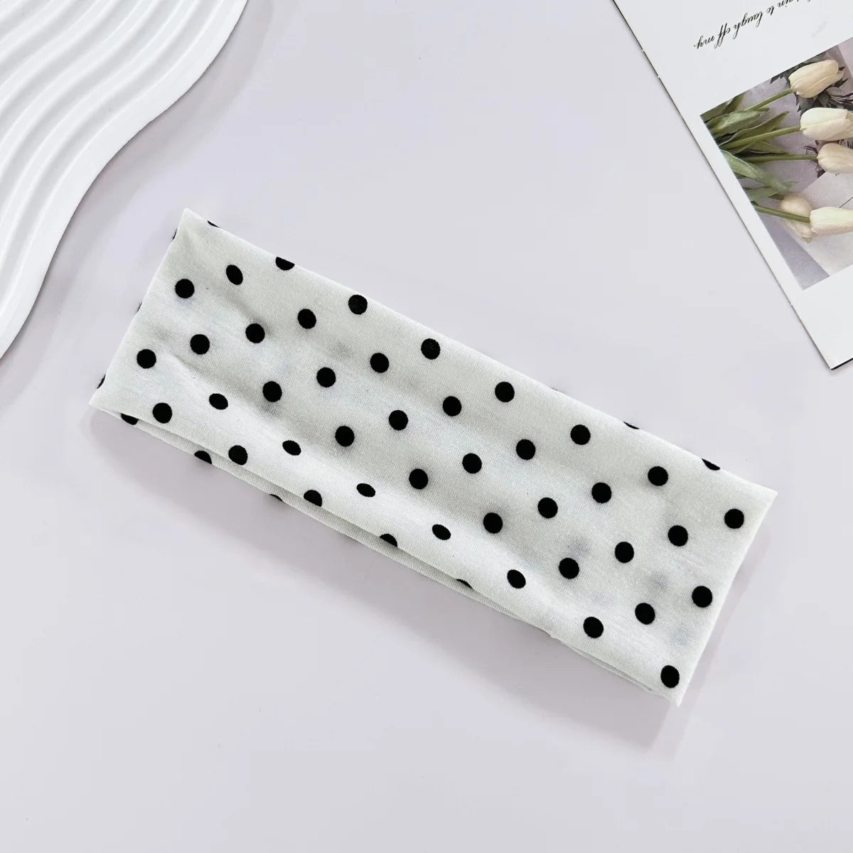 Women’s Y2K Retro Dot Stretch Headband