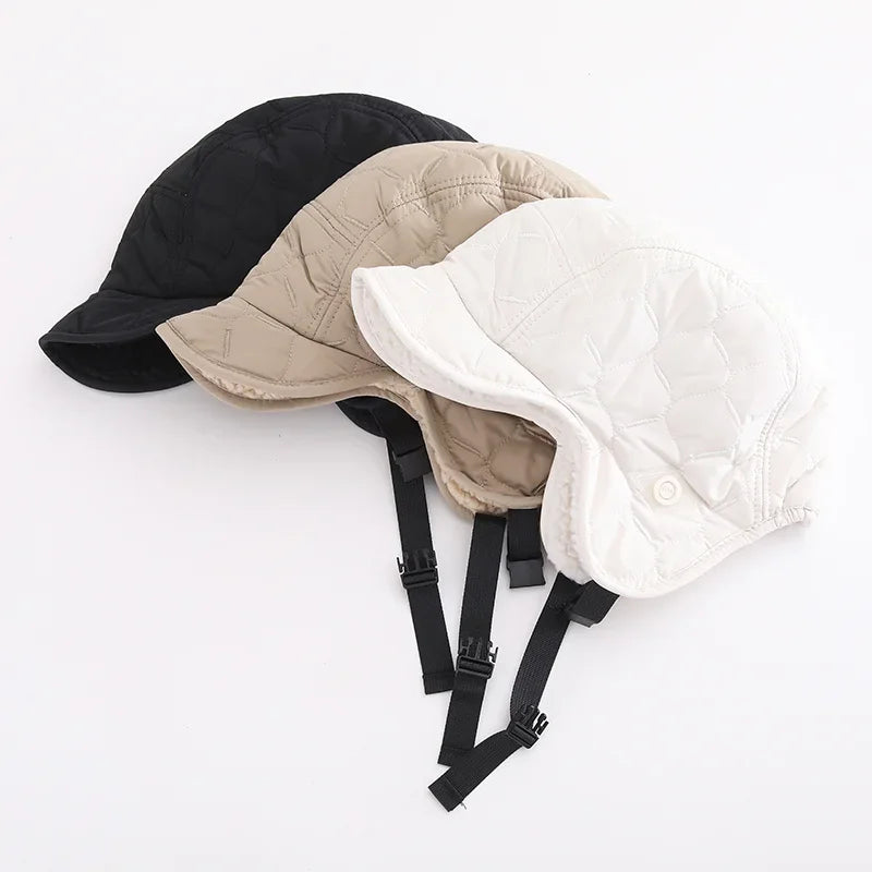1/2/3PCS Windproof Warm Hat Winter Fleece Thickened Thermal Outdoor Ski Hat Earflap Men Women Cycling Ear Protectors Hats