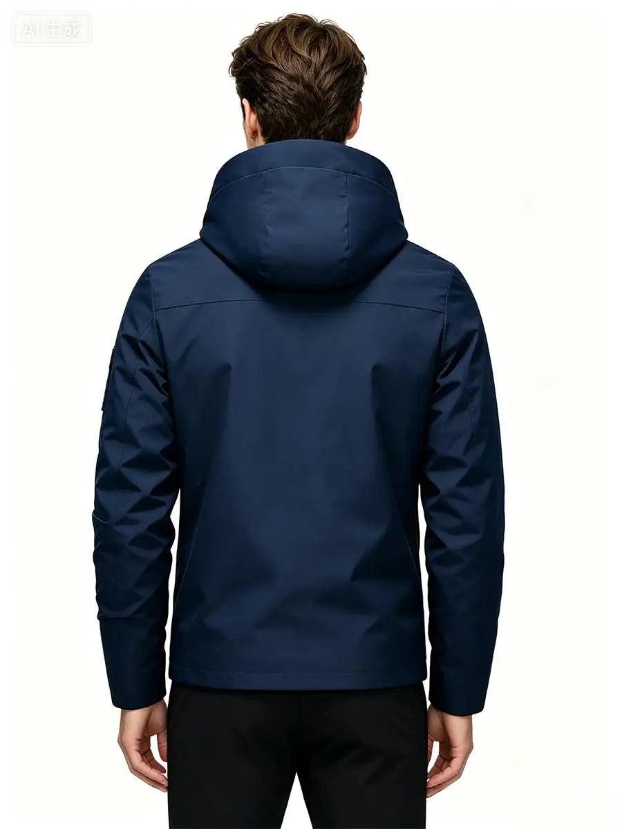 Men's Hooded Softshell Outdoor Jacket