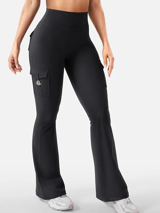 Women’s High-Waisted Flare Fitness Pants