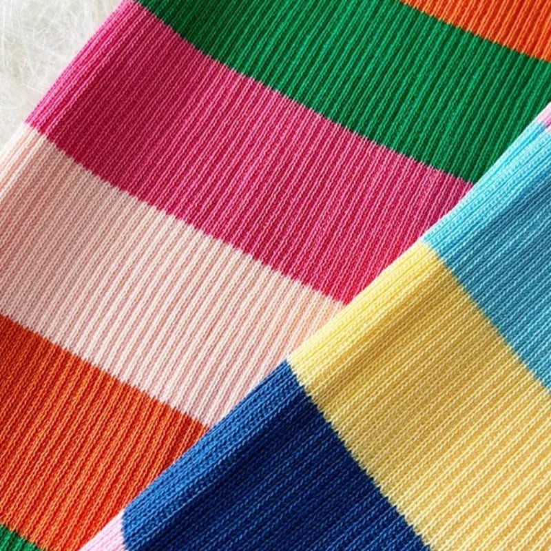 Rainbow Stripe Maxi Dress
