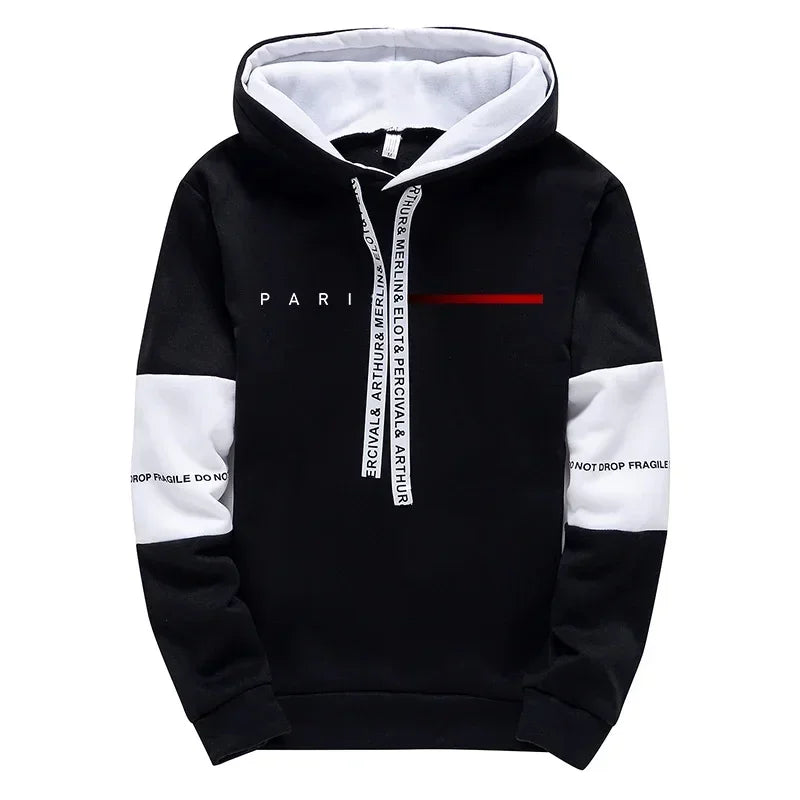 2026 Men’s Casual Pullover Hoodie