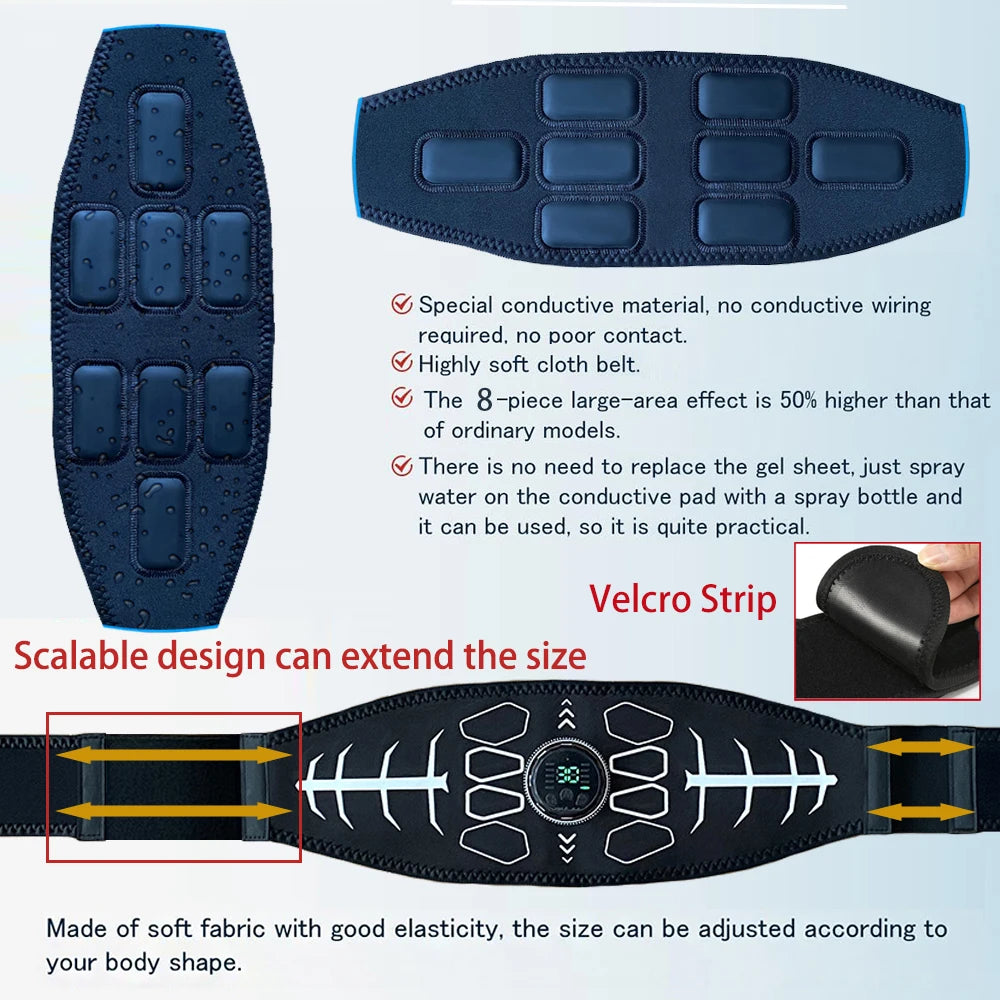Electronic EMS Ab Toning Belt