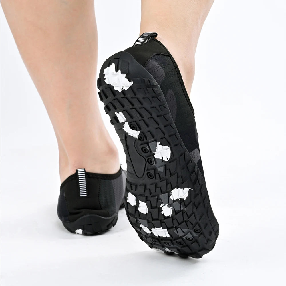 Oiaano Unisex Man Woman Shoes Anti-Non Slip Durable Black Water Barefoot Soft Sole Light Breathable Sport Outdoor Walk Running