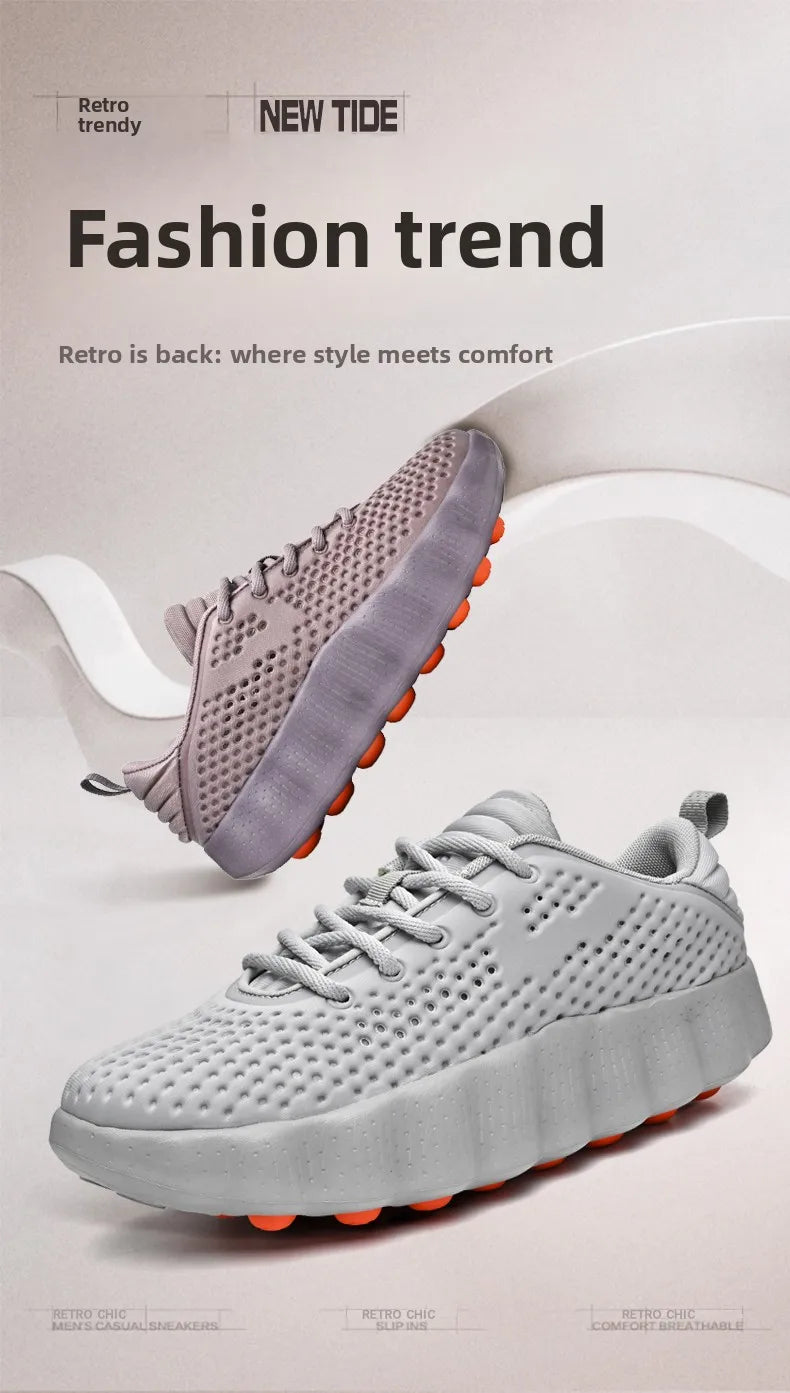 Men’s Breathable Platform Running Sneakers