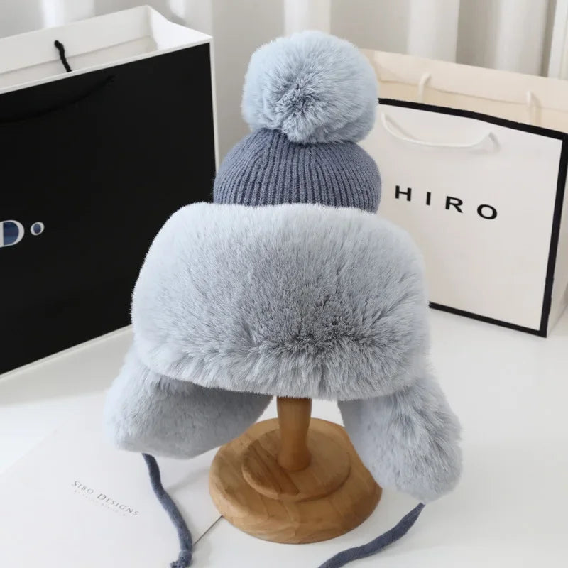Women's Cozy Faux Fur Trapper Hat