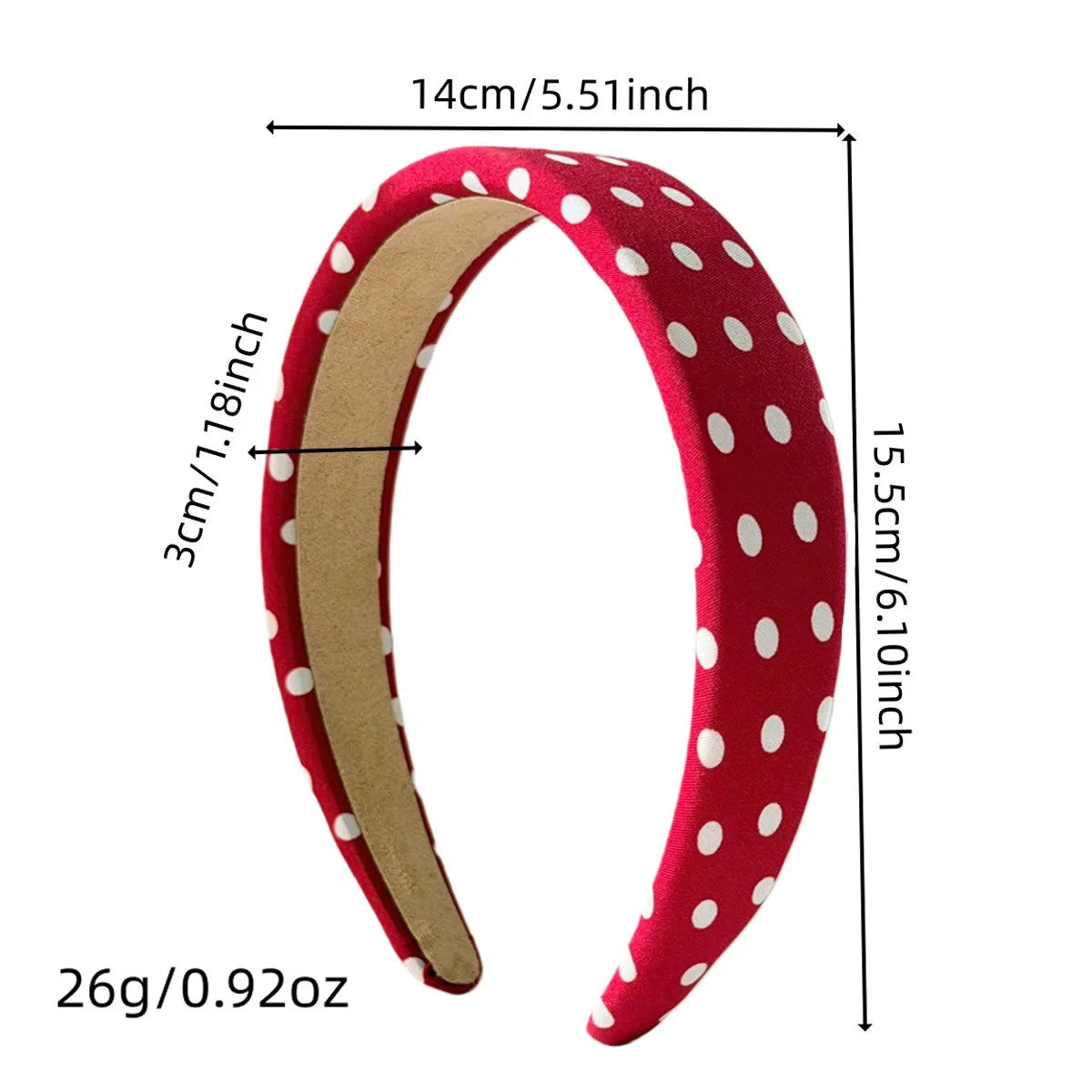 Women’s Y2K Retro Dot Stretch Headband