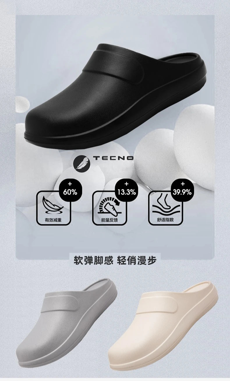2026 Waterproof Chef Shoes Operating Room Slippers Protective Shoes for Men Women Non-Slip Silken Lab Shoes Doctor Work Shoes