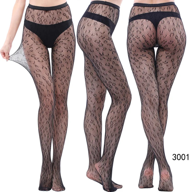 Women’s Sheer Geometric Pattern Tights