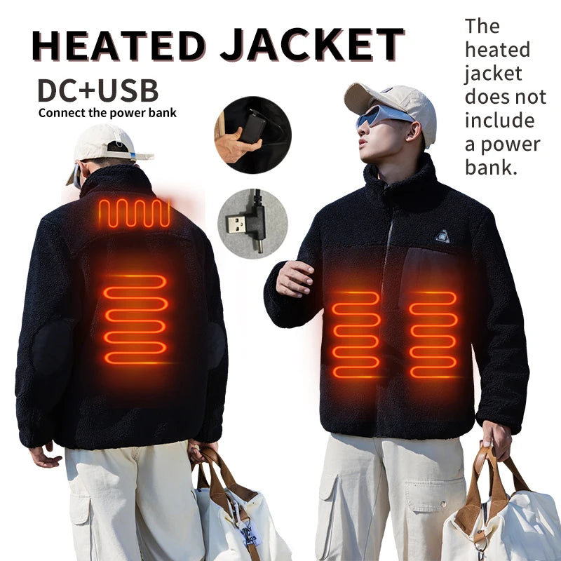 Men's Smart Heated Fleece Jacket