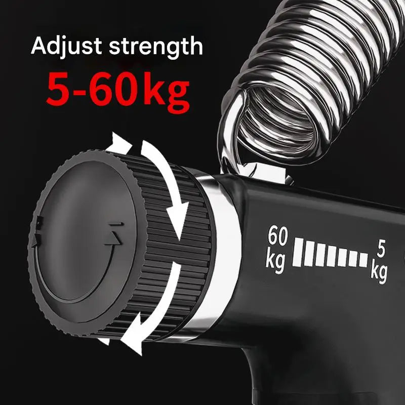 Hand Grip Strength Trainer Set with Finger Exerciser, Grip Ring, Finger Stretcher & Stress Relief Ball for Hand and Forearm Training