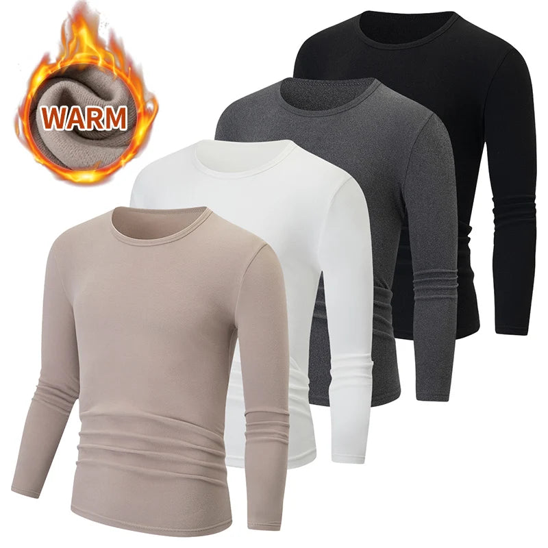 Men's Stretch Thermal Long Sleeve Base Layer