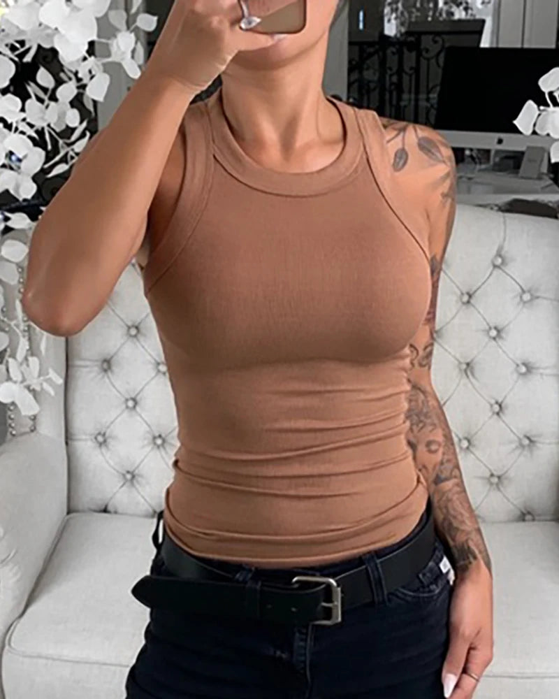 Women’s Classic Solid High Street Tank Top