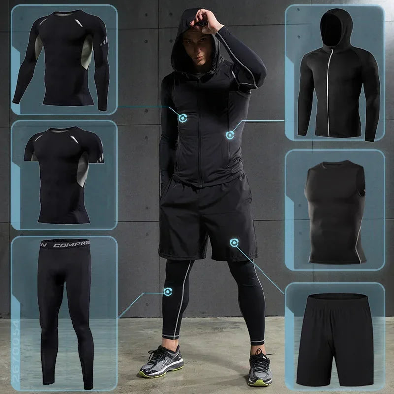 Men’s Compression Training Sports Set