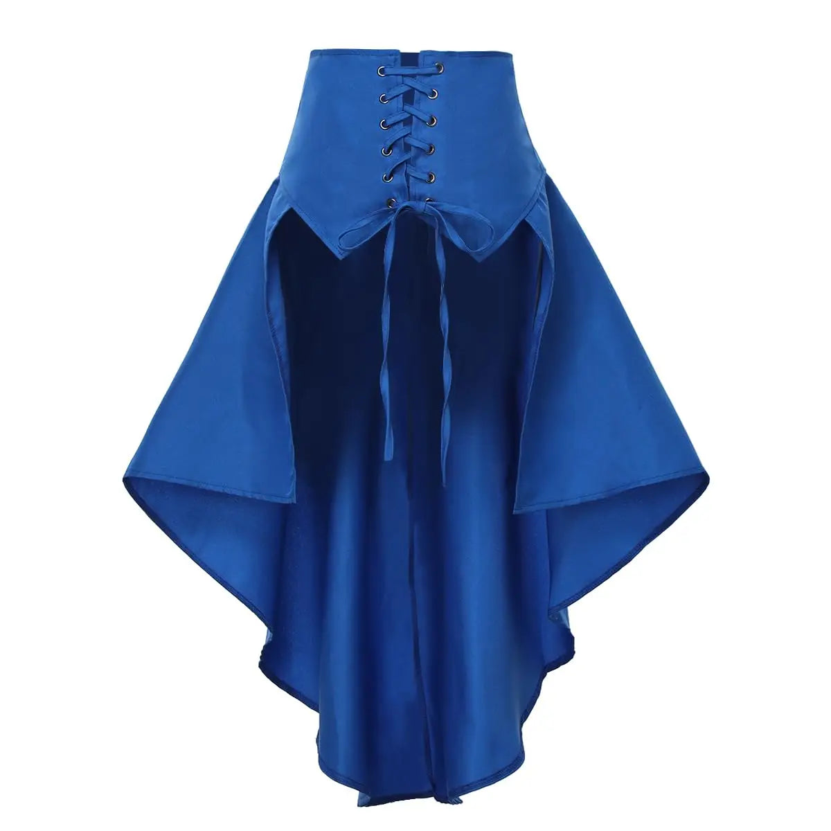 Women’s Gothic Steampunk Lace-Up Ruffle Skirt