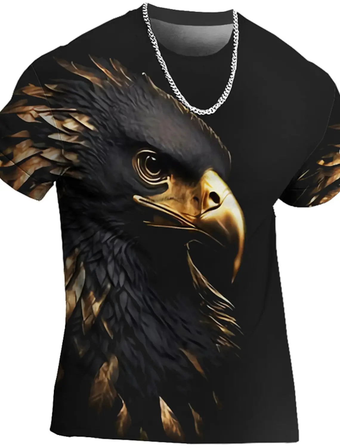 Men's 3D Wolf Print Man T Shirts Casual O Neck Short Sleeve Shirt Breathable And Comfortable Fabric Men's Street Outdoor Clothes