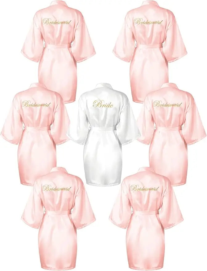 Women’s Satin Short Robe