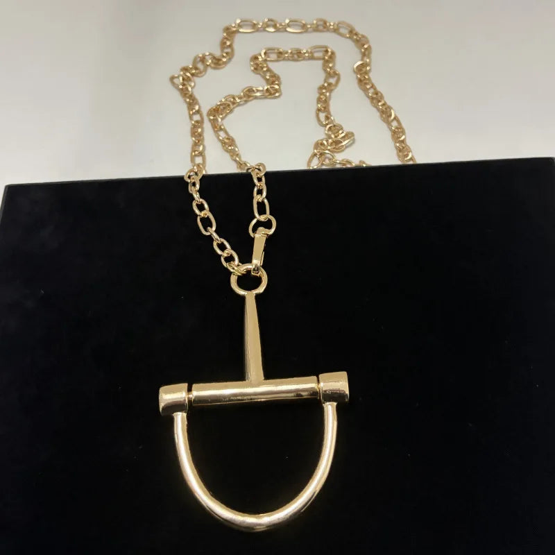 Women’s Classic Geometric Link Chain Necklace