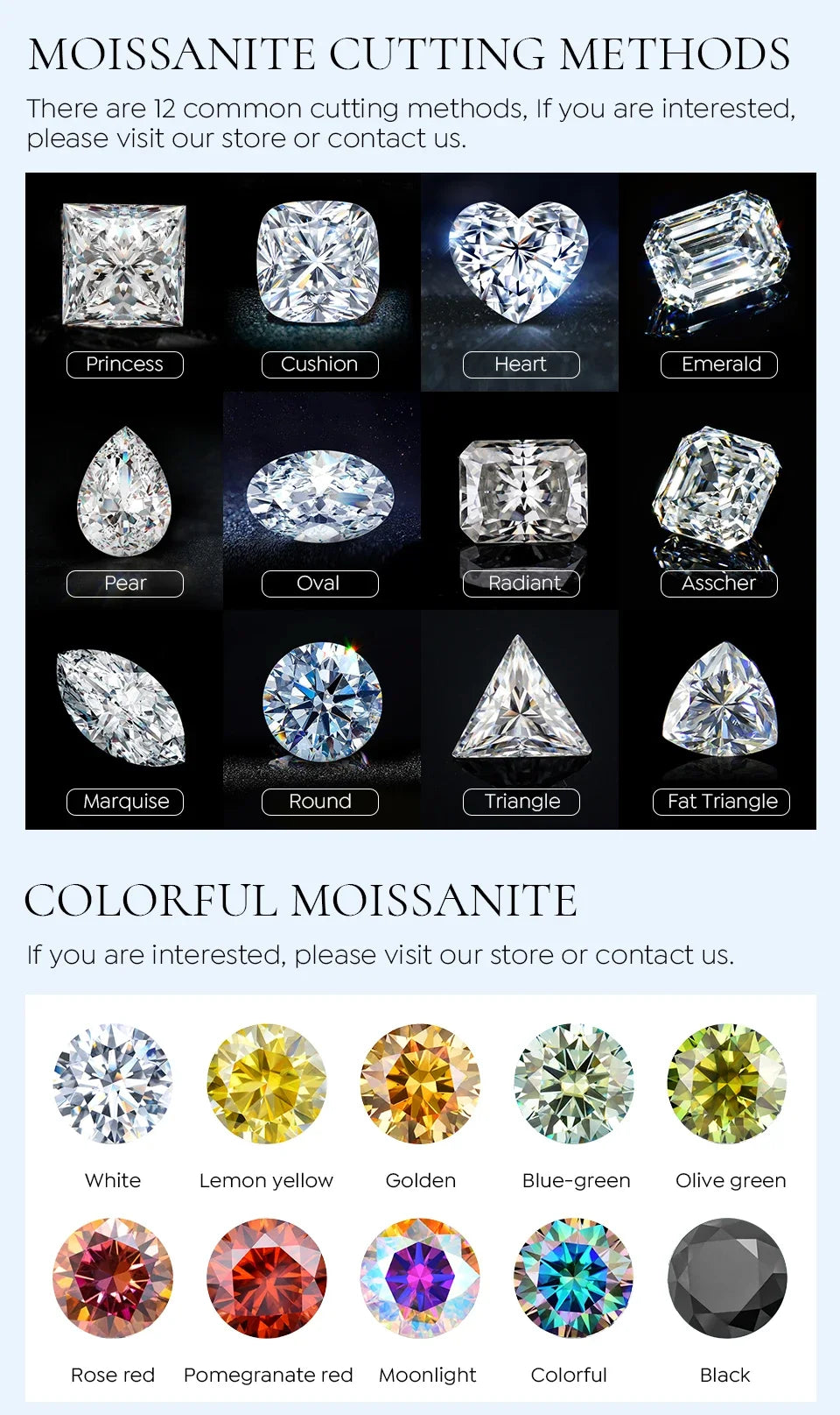 925 Sterling Silver 3CT Moissanite Ring for Women – Double Heart Zircon Eternity Engagement Ring, Fine Jewelry Gift