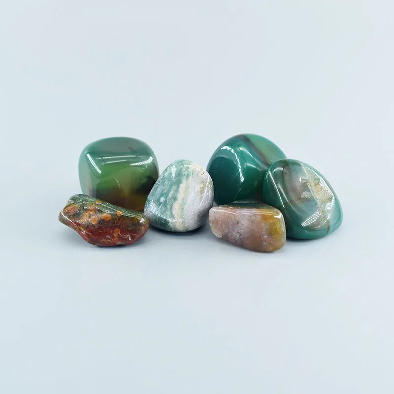Indian Agate Bead Bracelet for Women – Natural Colorful Crystal Stone Strand Bracelet, Energy-Inspired Yoga Jewelry Gift