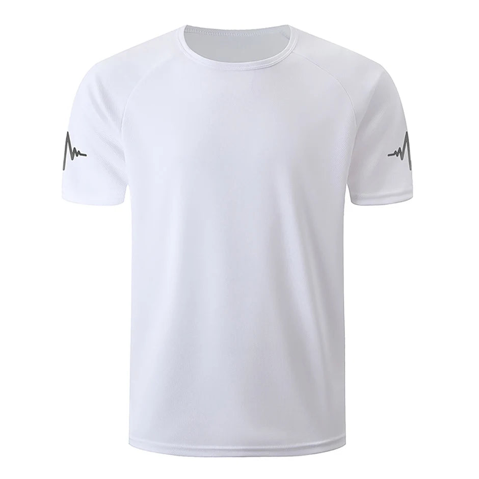 Men’s Quick-Dry Printed Sports T-Shirt