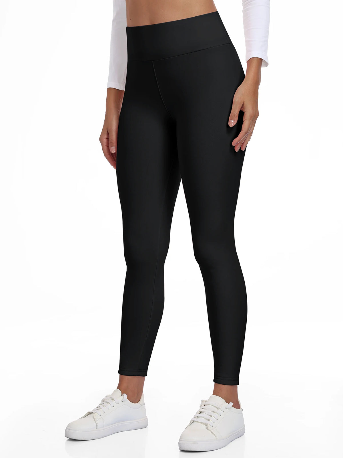 Women's High-Waisted Fleece-Lined Leggings