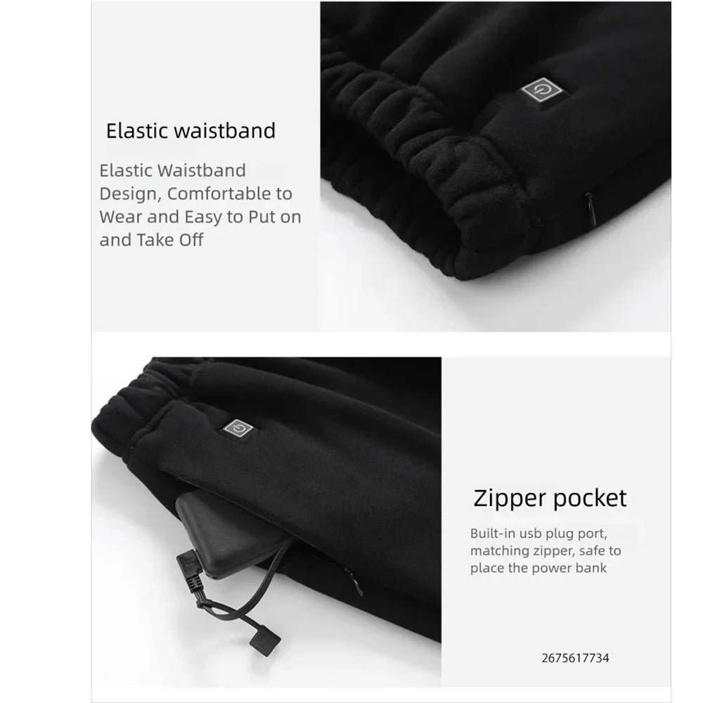 Unisex USB Heated Thermal Jacket – 52 Heating Zones