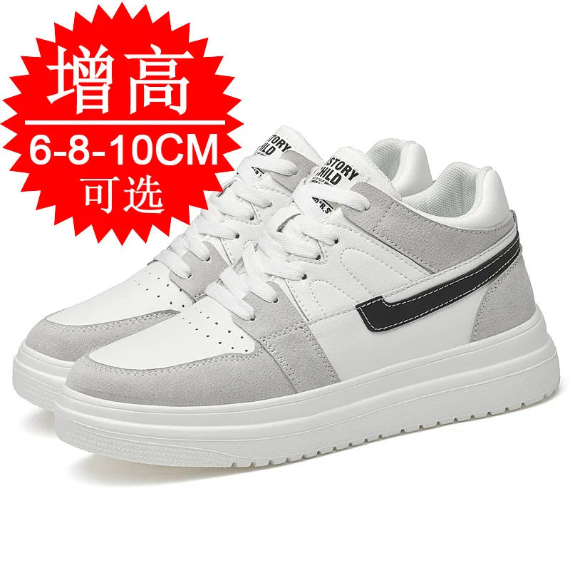 Men Elevator Shoes Heightening Sneakers for Men 4cm 6cm 8cm 10cm Breathable Height Increased Shoes for Man Sports Shoes