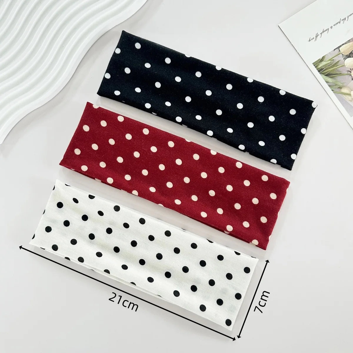Women’s Y2K Retro Dot Stretch Headband
