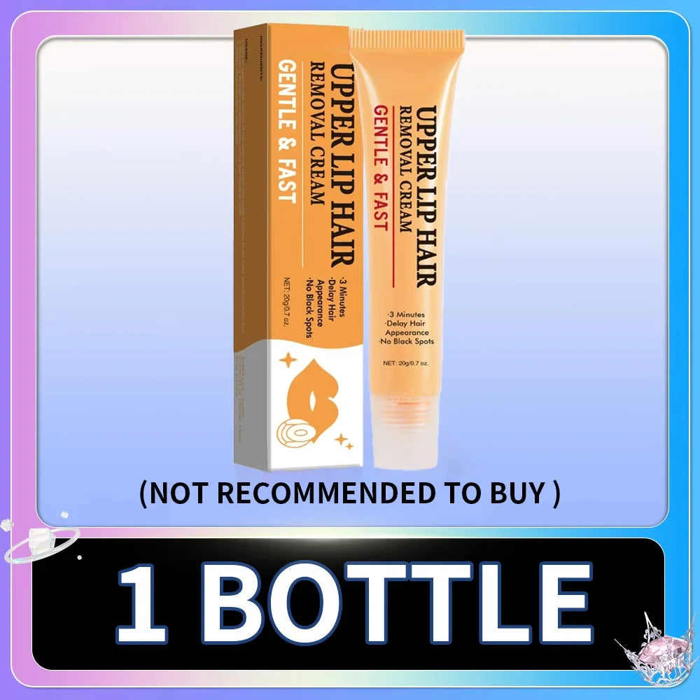 3-Minute Fast Hair Removal Cream for Women & Men – Gentle Depilatory for Face, Arms, Legs & Underarms, Smooth Skin Care