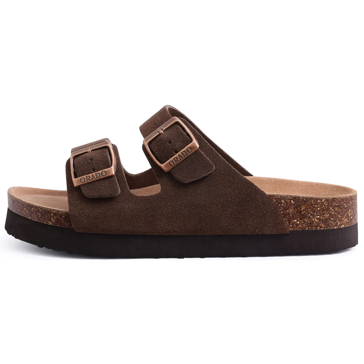Smile Pop Summer Men's Cork Clogs Slippers Fashion Outdoor Men Antiskid Beach Sandals Classic Men Mule With Adjustable buckle