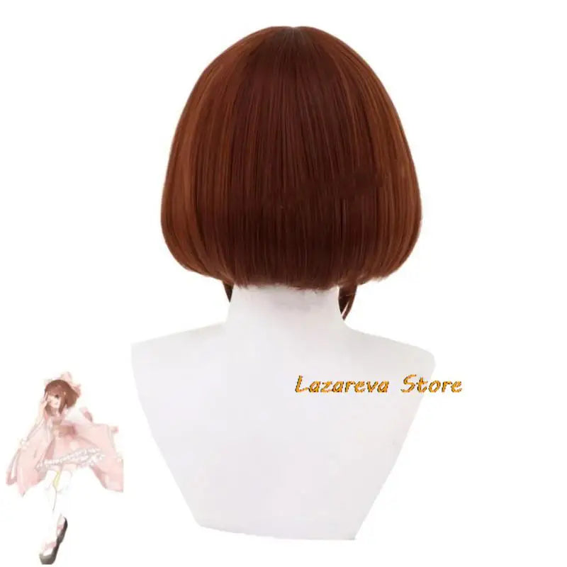 Anime Uraraka Ochaco Boku No Cosplay Costume Wig Kimono Lovely Pink Lolita Dress Hallowen Carnival Party Suit