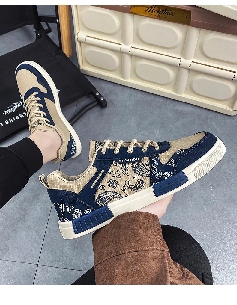 Luxury Men Running Shoes Skateboard Breathable Comfortable Casual Sneakers Men Skateboard Big Size Tenis Masculino Footwear Male